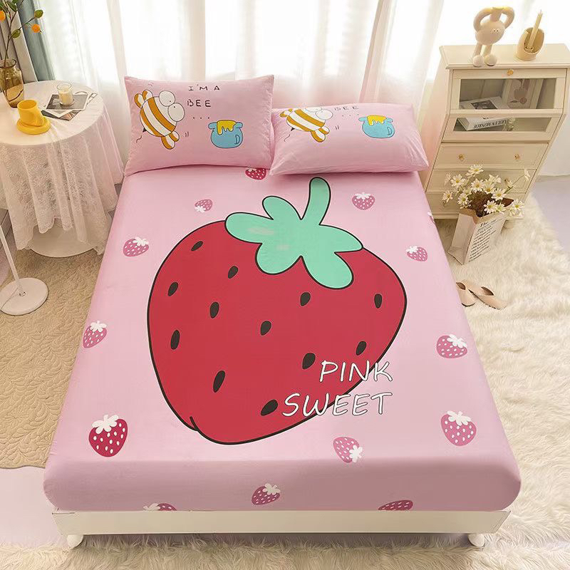 Bộ Chăn Ga Gối Cotton 3D cho bé Hàng Nhập Khẩu 100%cotton