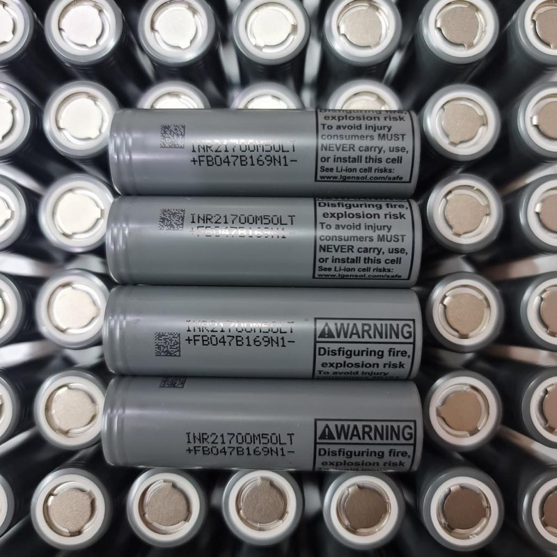 Pin sạc 21700 Li-ion LG M50LT 5000mAh 14.4A INR21700-LG M50LT