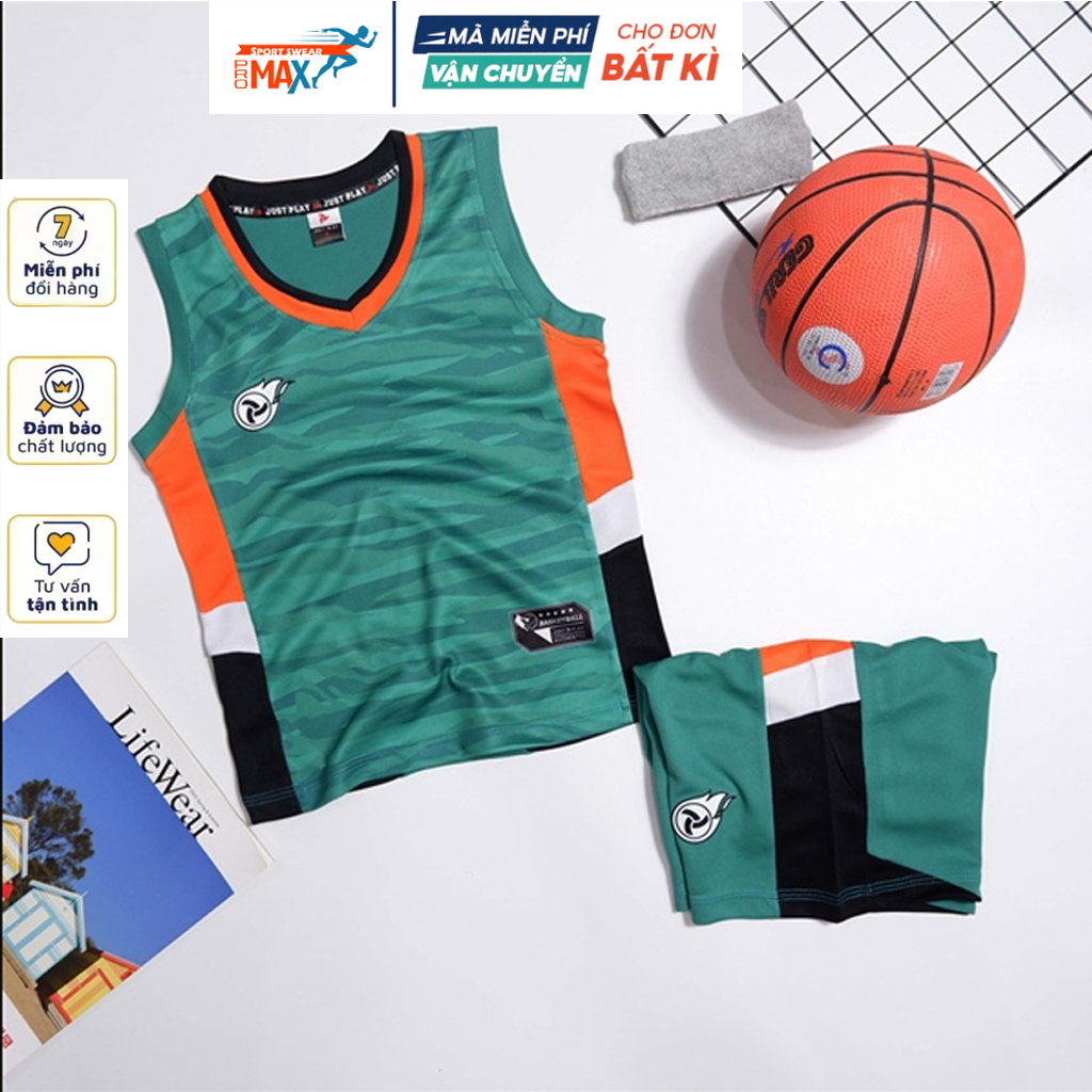 Bộ quần áo thể thao cho bé trai Jumper đồ bóng rổ sát nách chất vải đẹp thoát ẩm cho bé tôt khi vận động cao cấp