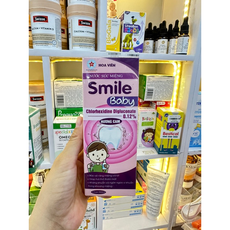 NƯỚC SÚC MIỆNG SMILE BABY DÀNH CHO TRẺ EM 250ml