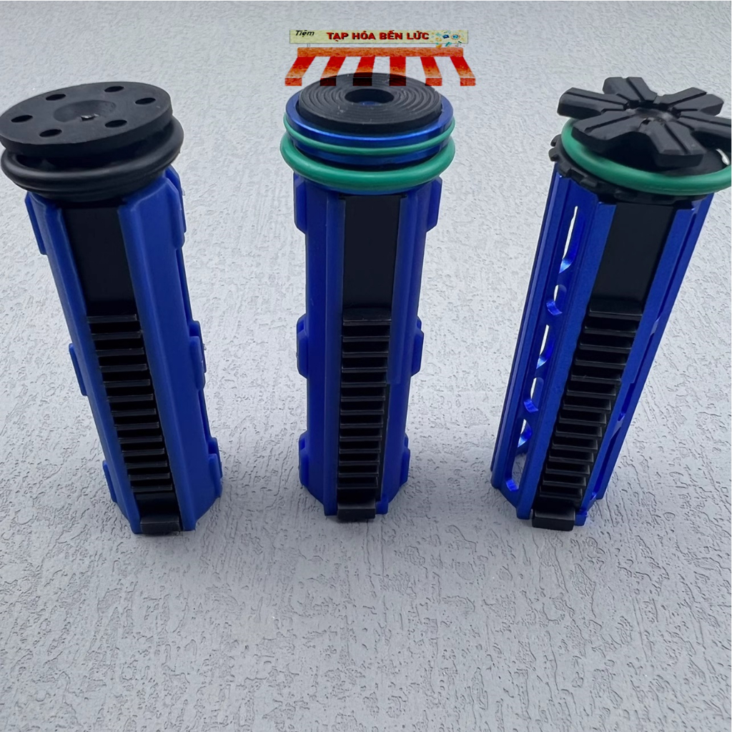 Bộ Pistong răng kim loại có đầu vợt đẩy khí