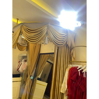 Khung thử đồ cho shop thời trang cỡ lớn, khung treo rèm cô dâu studio (tặng ốc vít)