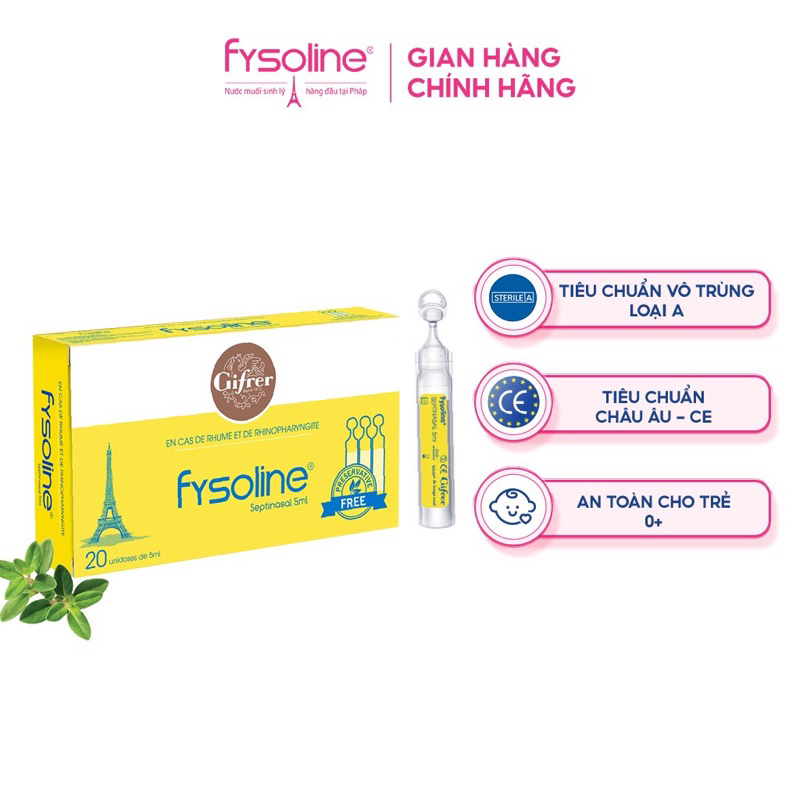 GIFRER MUỐI VÀNG HỘP 20 ống*5ml