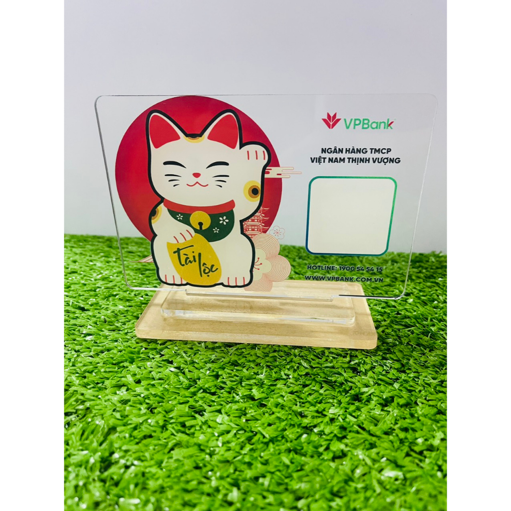 Bảng MIca trong quét mã QR giá rẻ, Mica để bàn quét QR, QR để bàn quán cà phê sang chảnh in theo yêu cầu