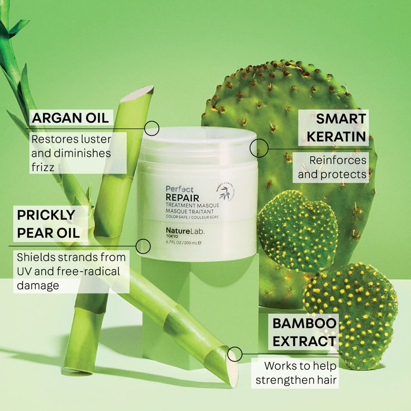 Mặt nạ ủ tóc NatureLab Tokyo REPAIR TREATMENT MASQUE