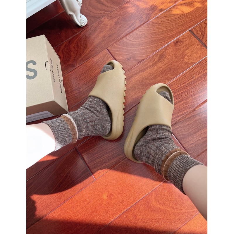 Chính Hãng Dép bánh mì nam nữ Yezzy bản vân nhám cao cấp 2023