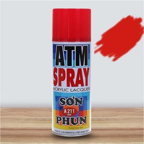 SƠN XỊT MÀU ĐỎ A211
