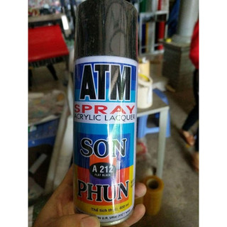 SƠN XỊT MÀU ĐEN MỜ A212