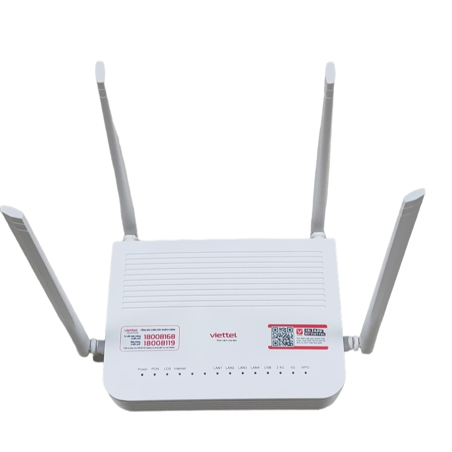 Modem Quang SCOM-SE24D hai băng tần 2.4GHz và 5GHz băng thông lên đến 1.2 Gbps. Dùng làm bộ phát wifi, Bright Mode.