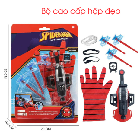Đồ Chơi Găng Tay Người Nhện Bắn Tơ Độc Đáo Siêu Nhân Nhện Spider Man Cho Bé