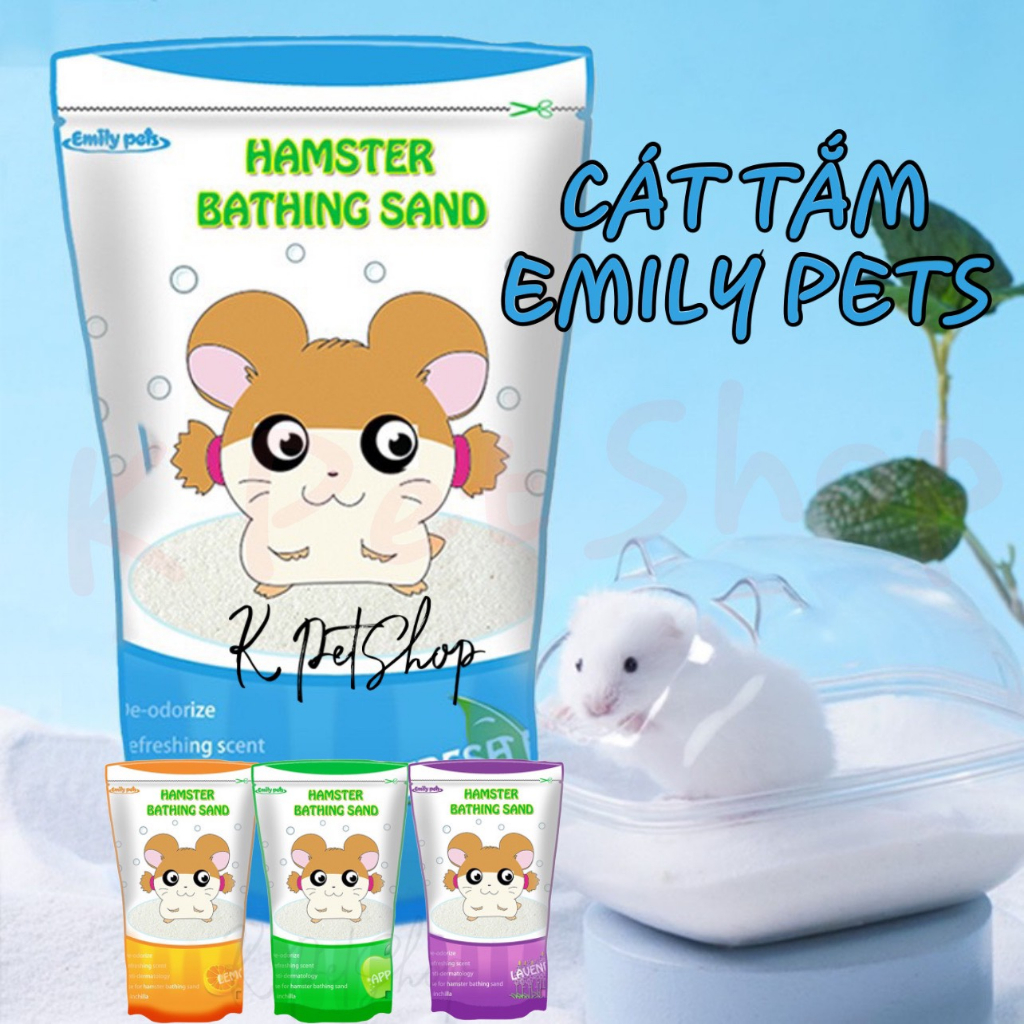 Cát Tắm Cao Cấp Dành Cho Hamster - Cát Tắm Hãng Emily Pets