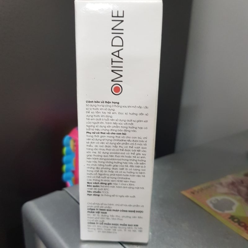 Xịt họng mitadine taimuihongTW