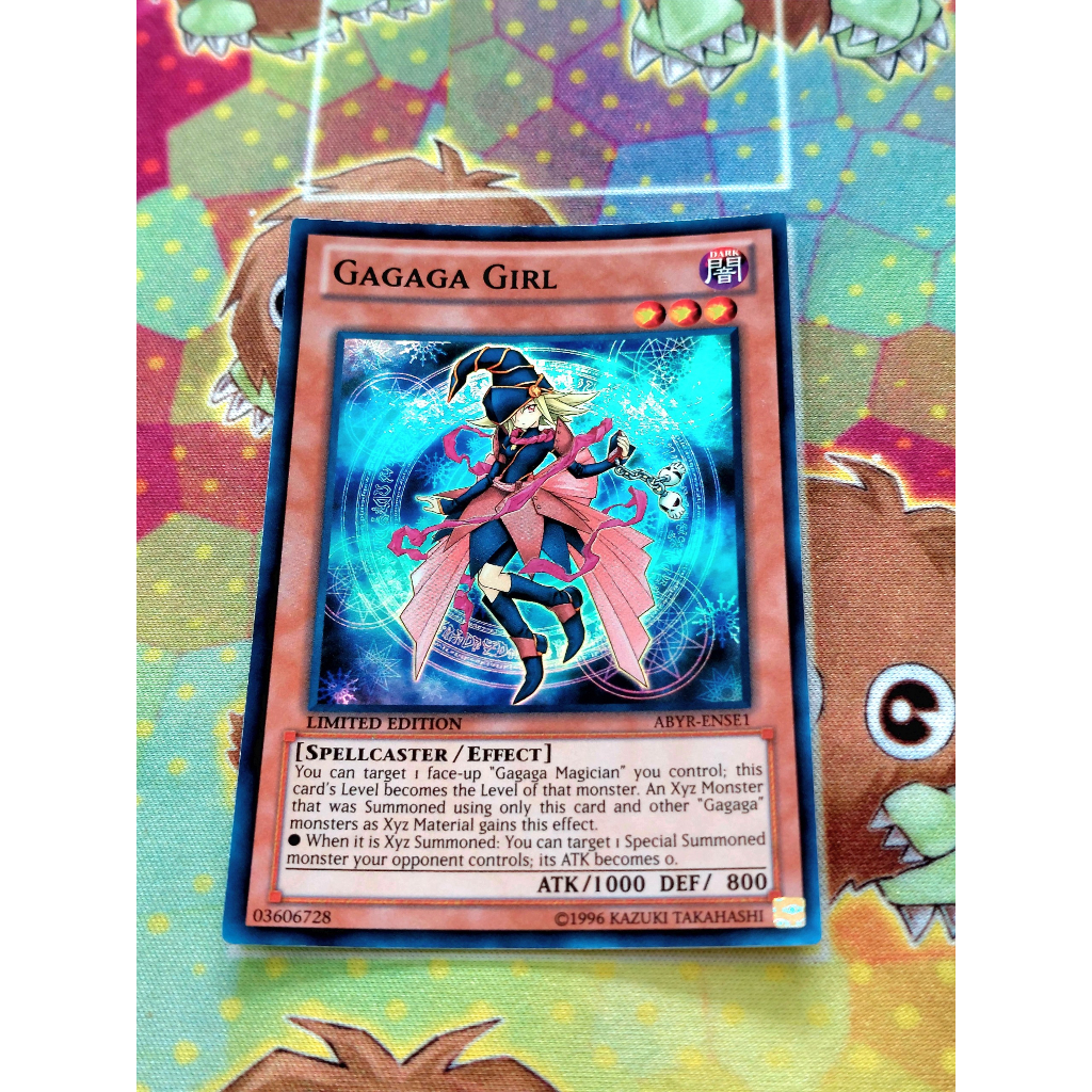 Thẻ Bài Yugioh Mint90 Monster Gagaga Girl - ABYR-ENSE1 - Super Rare