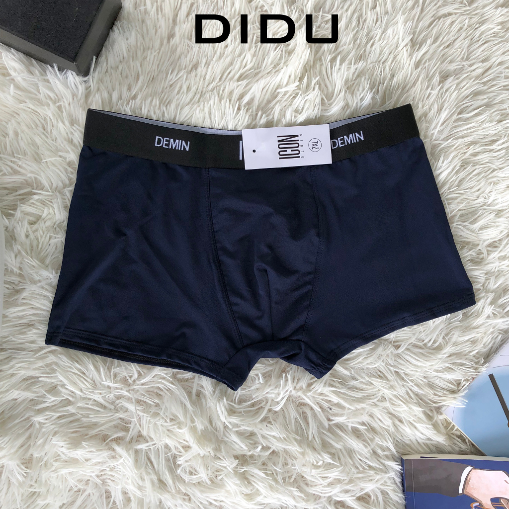 Quần boxer nam I.CON thun lạnh, co giãn 4 chiều, size XL, XXL, XXXL. Loại đơn quần lót đùi nam.