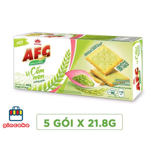 Bánh quy dinh dưỡng afc vị cốm non, hộp 109g