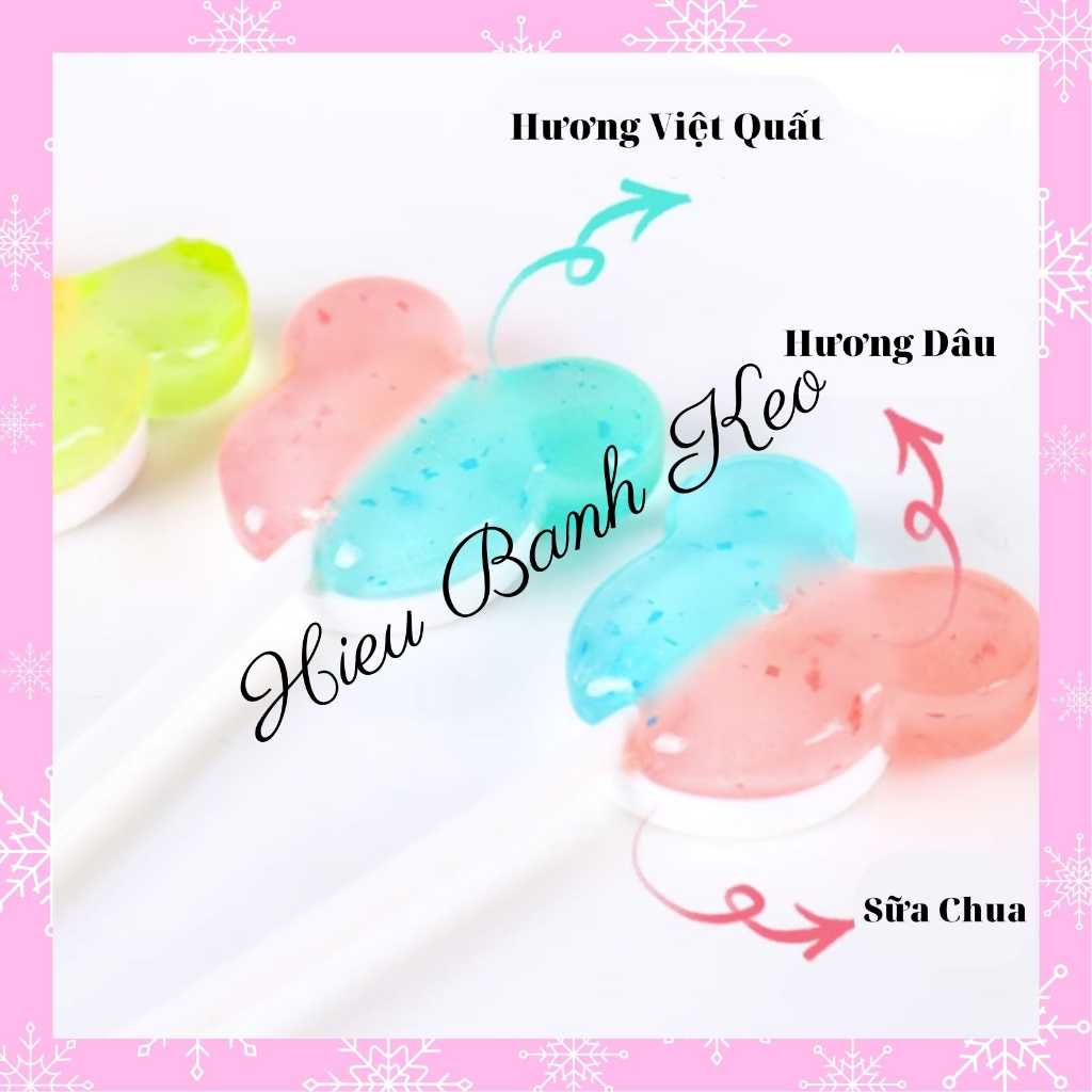 Kẹo Mút Trái Cây Gấu Dâu