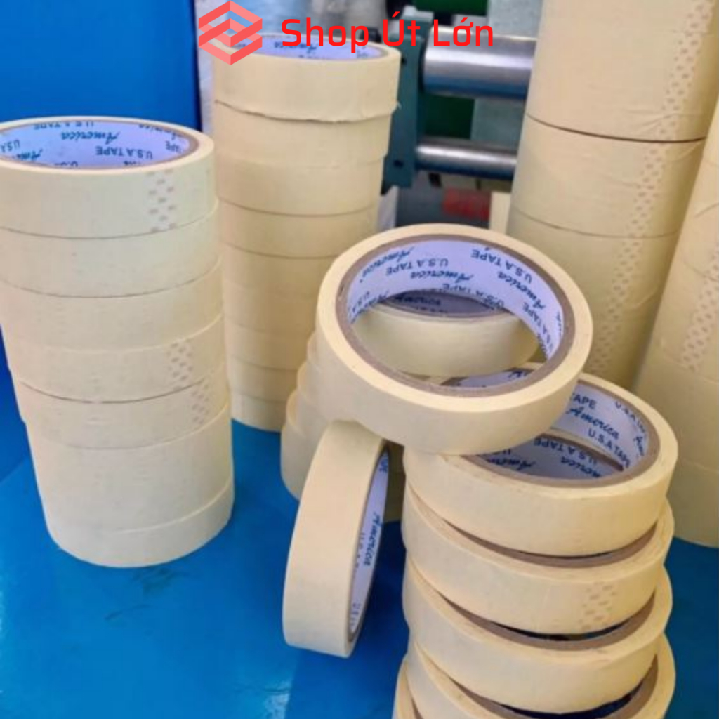 1 Cuộn băng keo giấy 2.4cm, 4.8cm, dài 23 mét, giá tại xưởng