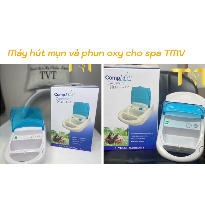Máy hút mụn + phun tinh chất compmist
