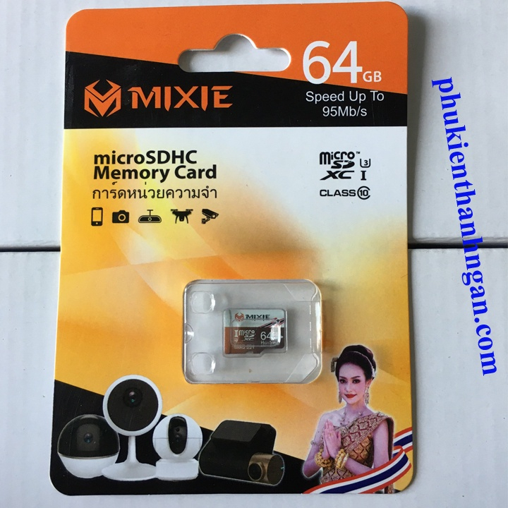 Thẻ Nhớ 64G MIXIE Chuyên Camera - Thẻ Nhớ Cao Cấp