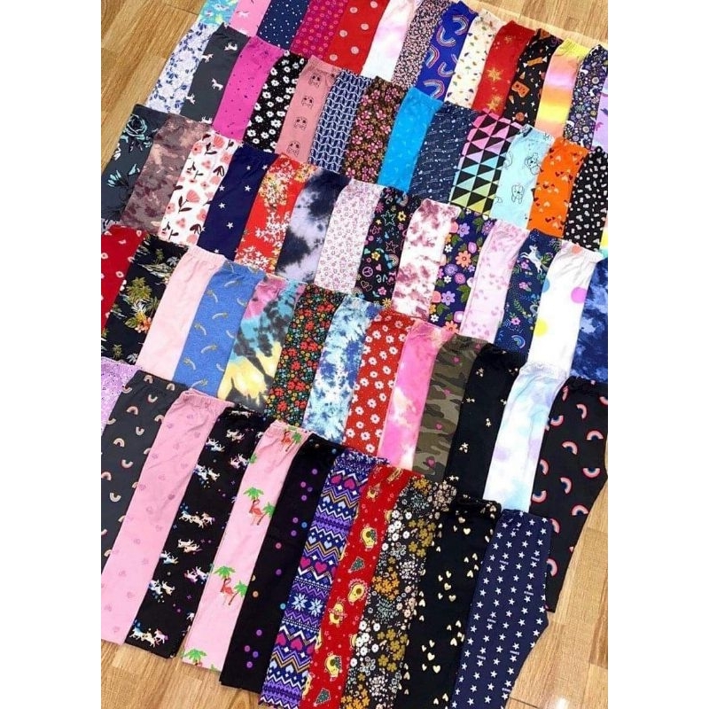 Quần dài cho bé thun cotton dày mịn siêu đáng yêu