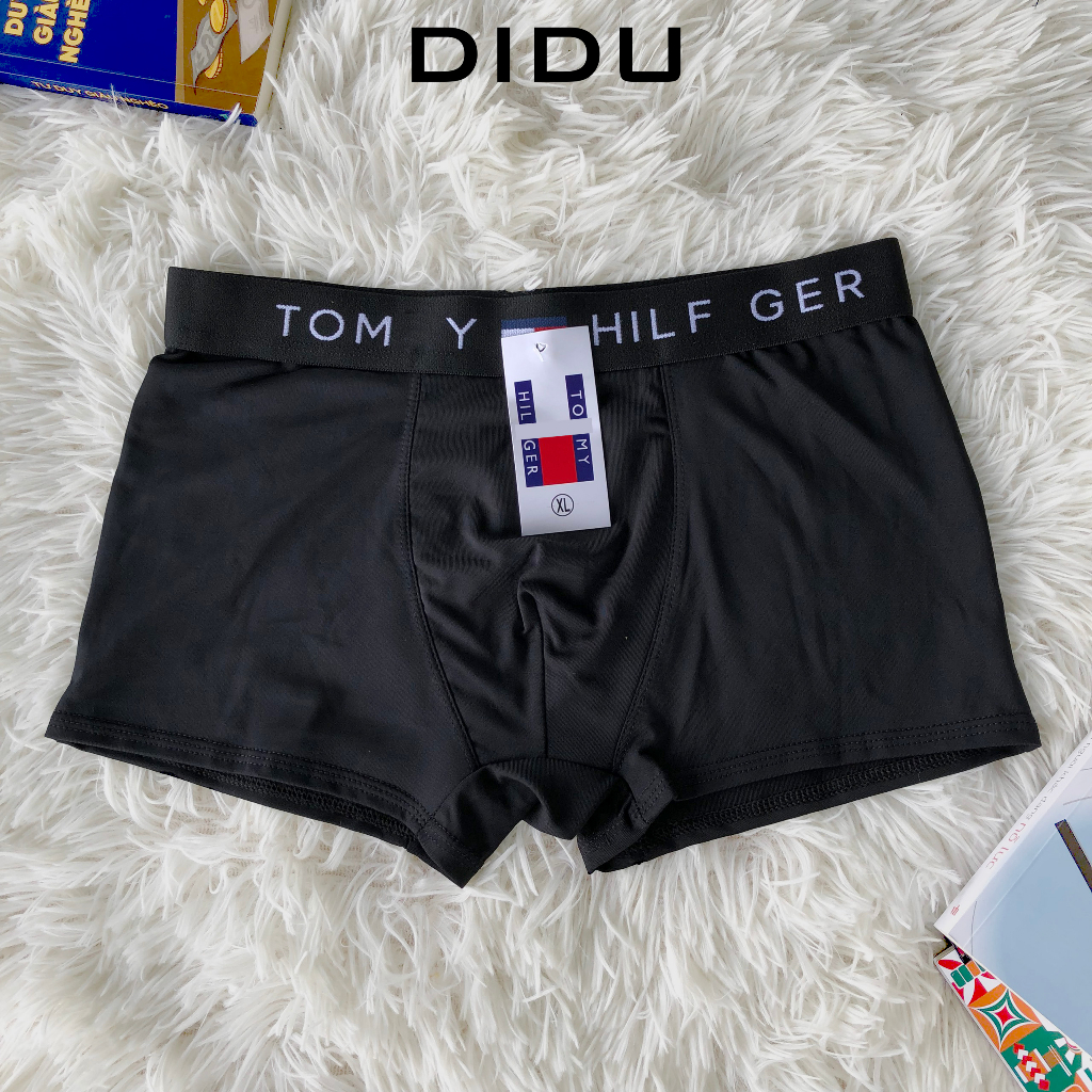 Quần boxer nam T.O.M.MY thun lạnh, co giãn 4 chiều, size XL, XXL, XXXL. Loại đơn quần lót đùi nam