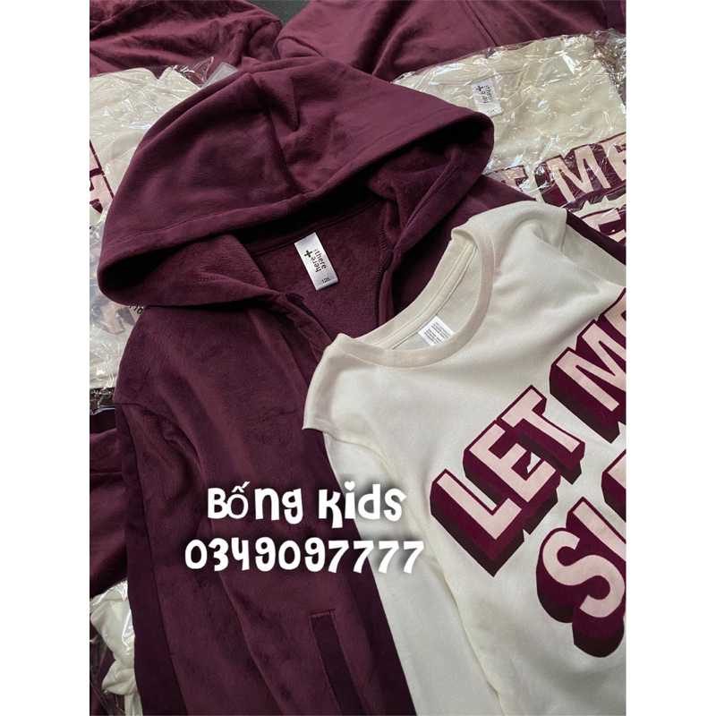 Set 2 Áo Bé Gái LET ME SLEEP Tím Mận C&A