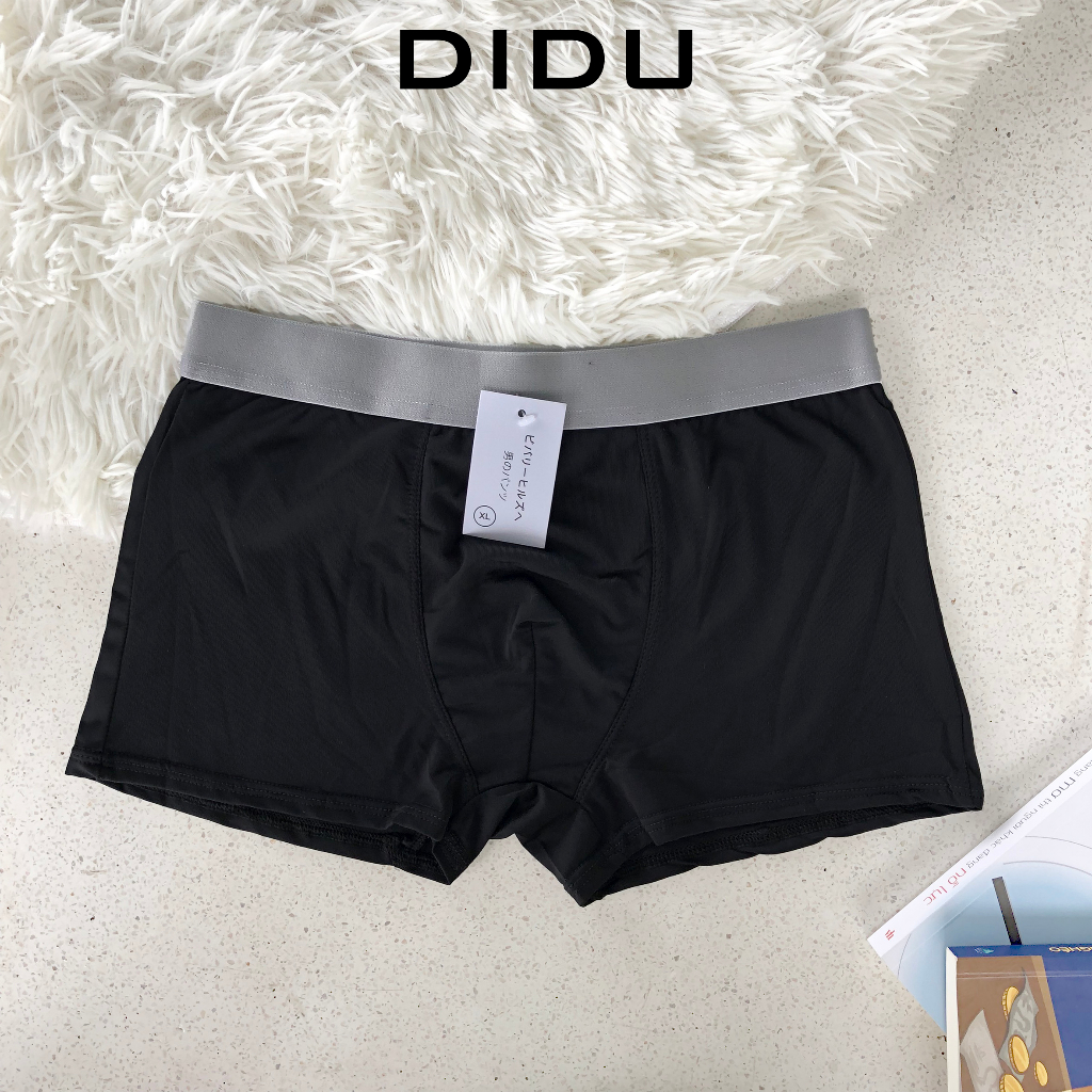 Quần boxer nam TRƠN thun lạnh, co giãn 4 chiều, size XL, XXL, XXXL. Loại đơn quần lót đùi nam.