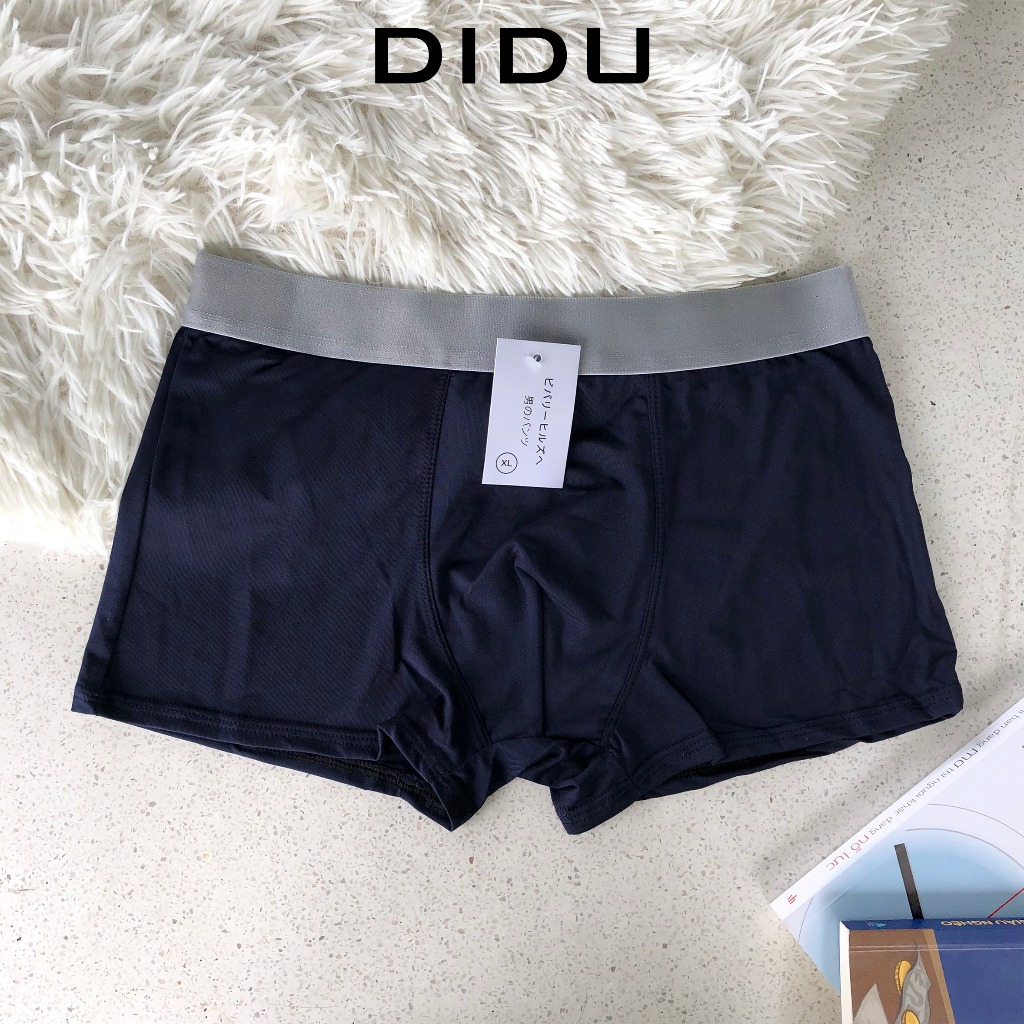Quần boxer nam TRƠN thun lạnh, co giãn 4 chiều, size XL, XXL, XXXL. Loại đơn quần lót đùi nam.