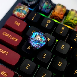  Keycap Artisan Resin Phi Hành Gia Lạc Trôi cho bàn phím cơ độc lạ 
