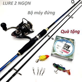 Bộ Cần Câu Máy Lure 2 Ngọn shimano Đứng Độ Cứng M Và ML