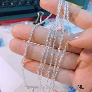 Dây chuyền bạc nữ kiểu xoắn