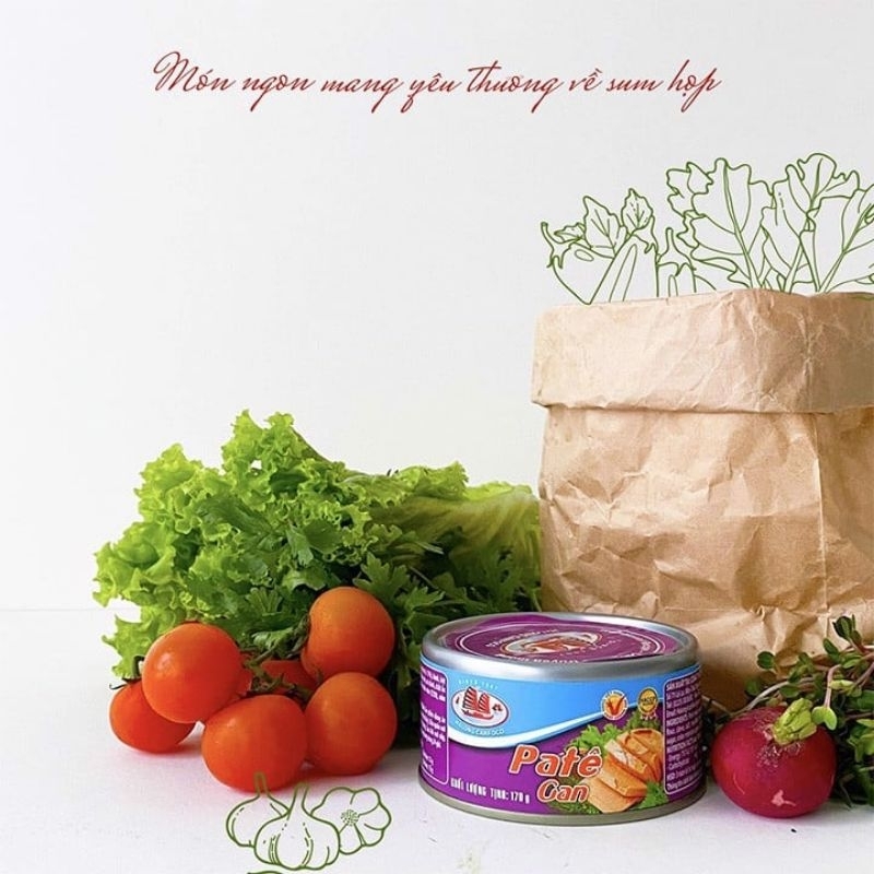 Pate Gan Heo 170g - Đồ Hộp Hạ Long