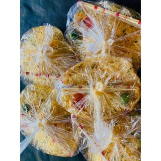 Bánh tráng phơi sương sate mỡ hành