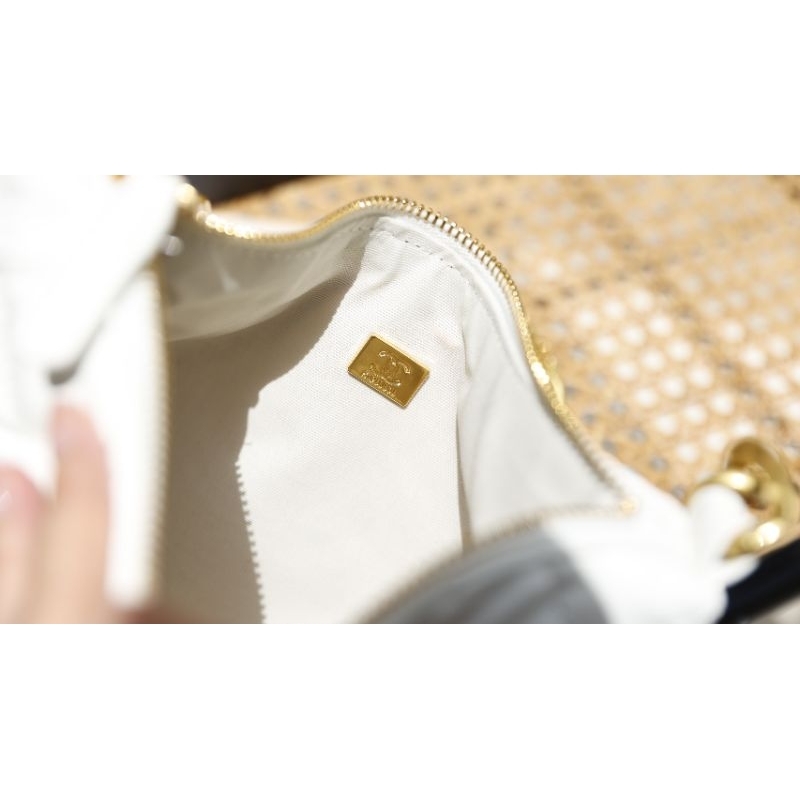 Túi nữ thời trang dáng kẹp nách hot trend sz24cm da lì mềm mịn quai mix 2 loại fullbox nam châm