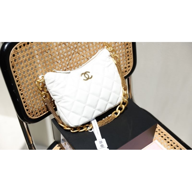 Túi nữ thời trang dáng kẹp nách hot trend sz24cm da lì mềm mịn quai mix 2 loại fullbox nam châm