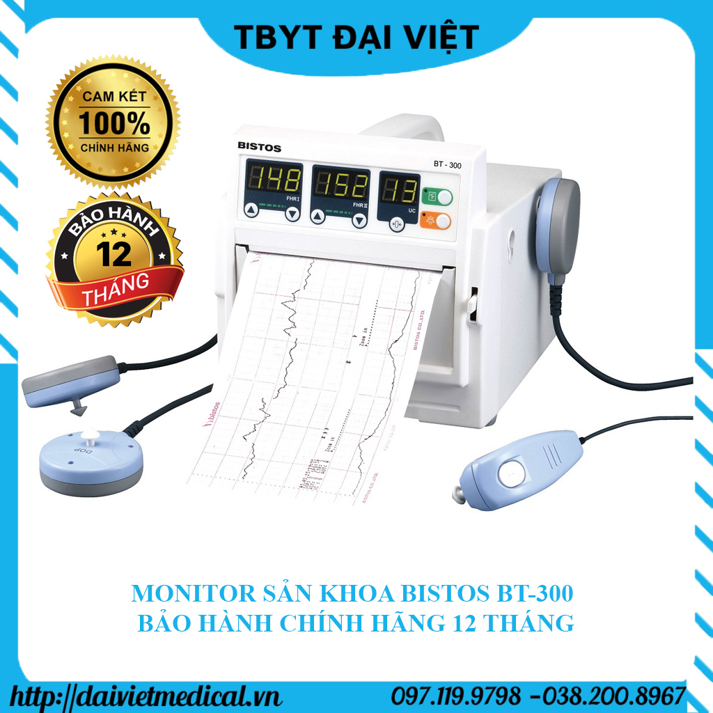 MONITOR SẢN KHOA BISTOS BT-300 BẢO HÀNH CHÍNH HÃNG 12 THÁNG