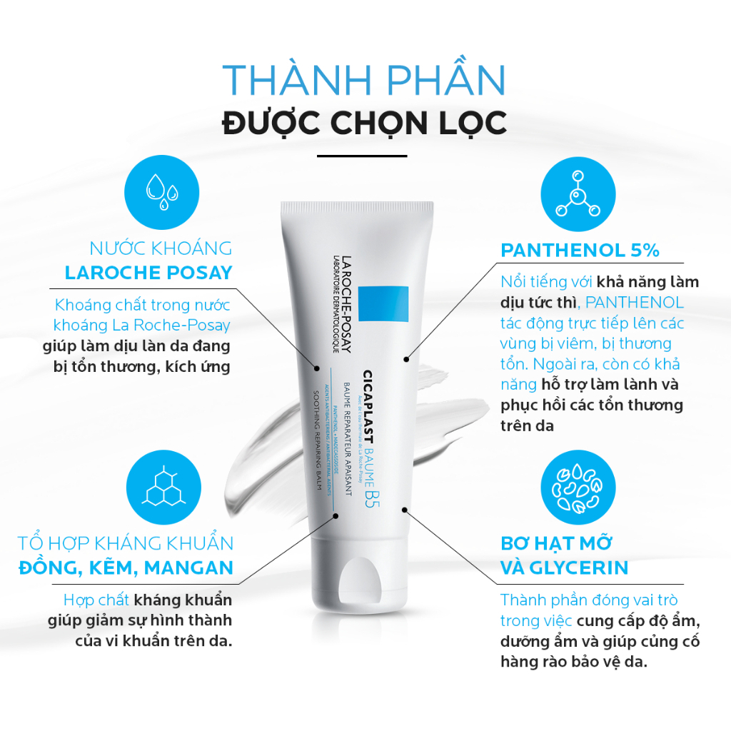 Kem Dưỡng Giúp Phục Hồi Da La Roche-Posay B5 Từ Công Nghệ Vi Sinh 40ml