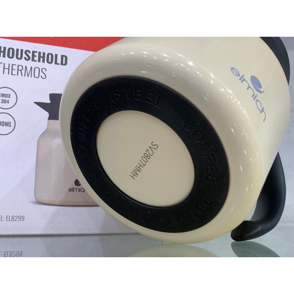 Bình giữ nhiệt gia đình inox 304 Elmich EL8299 dung tích 900ml, có lõi lọc trà.