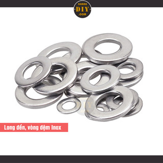 Long đền inox m3 m4 m5 m6 bộ 20 cái