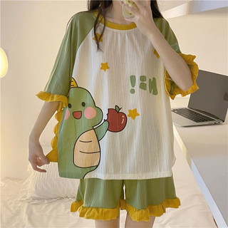 (Xã hết) BỘ ĐỒ NGỦ TAY NGẮN HỌA TIẾT HOẠT HÌNH SIÊU DỄ THƯƠNG CUTE SIÊU MÁT,