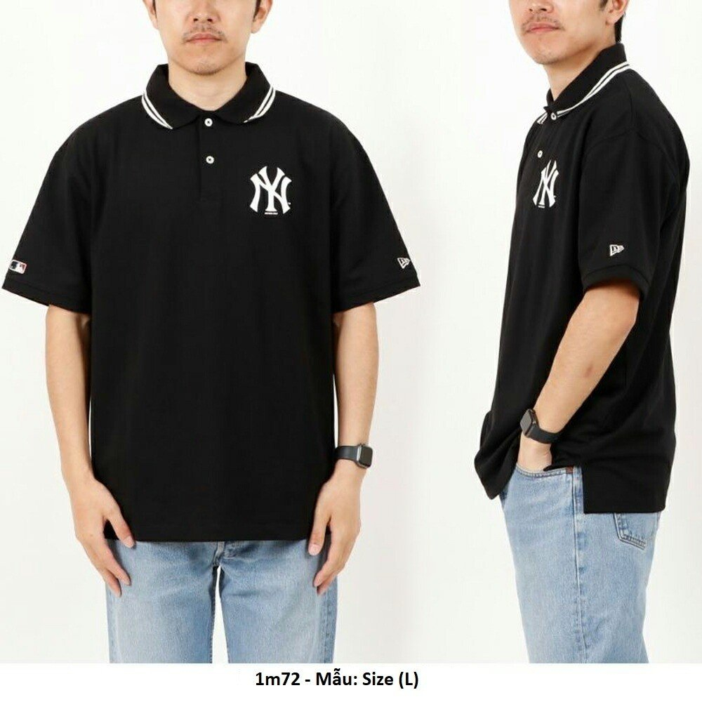 Áo POLO NEW ERA - NY YANKEES - ĐEN - CODE: 13516808