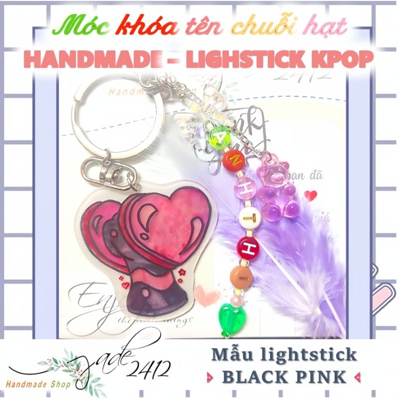 MÓC KHOÁ HANDMADE - KPOP LIGHTSTICK
