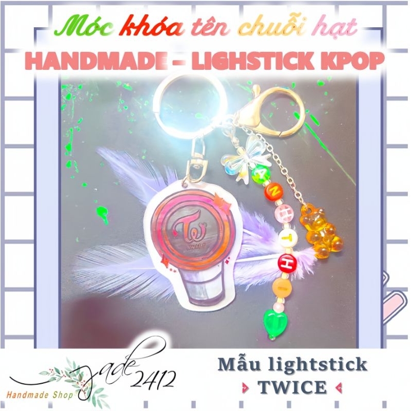 MÓC KHOÁ HANDMADE - KPOP LIGHTSTICK