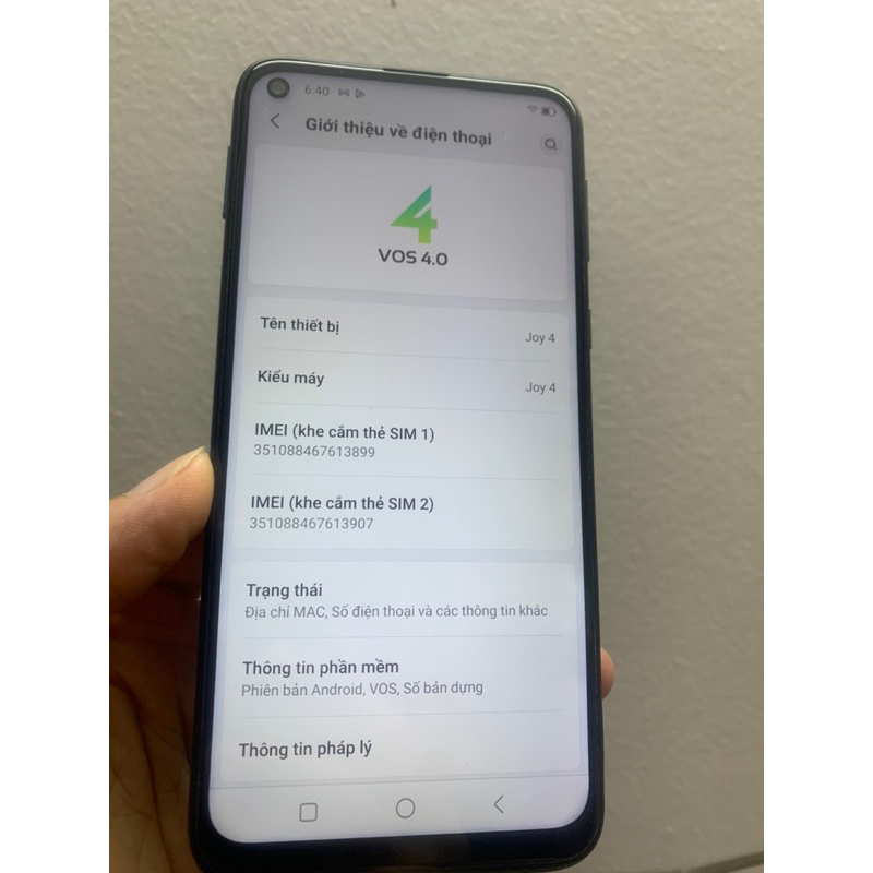 Điện thoại vsmart joy 4 ram 4 64