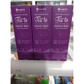 Dung dịch vệ sinh tía tô nano bạc