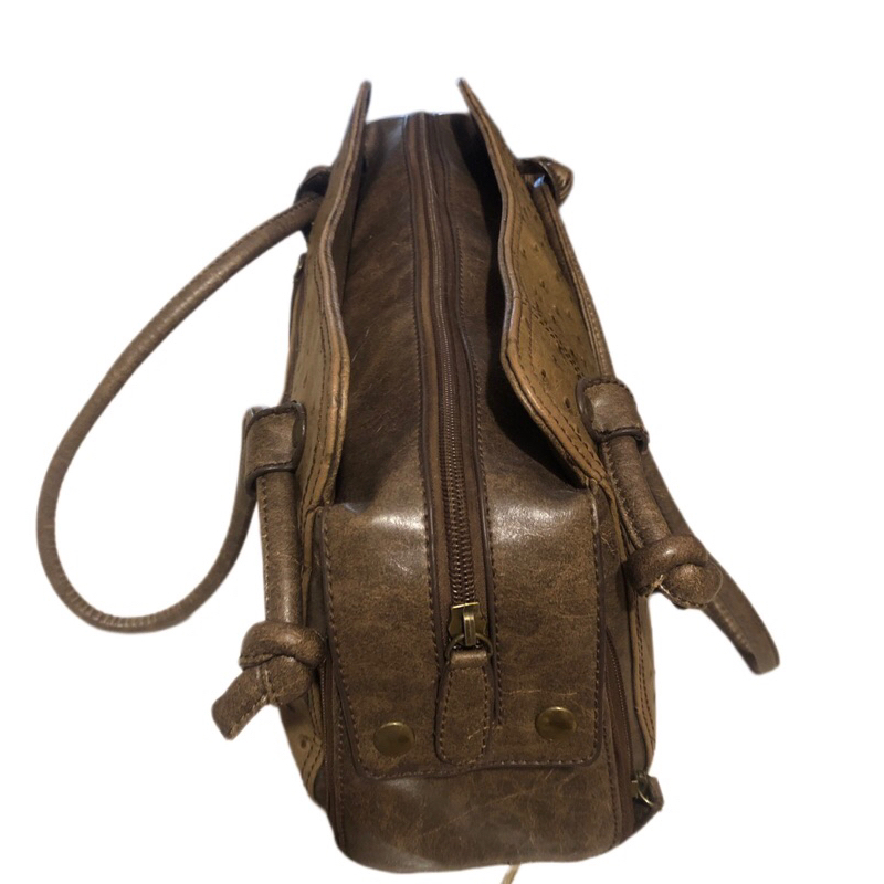 Túi xách tay nữ da đà điểu cho bạn công sở .