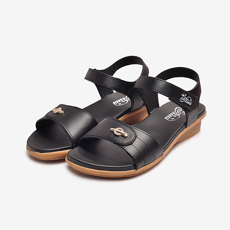 Dép Quai Hậu Nữ Biti.s ❤️FREE SHIP❤️ Sandal Si Cao Su Nữ Thời Trang Cao Cấp - Đen-Kem BRW000100