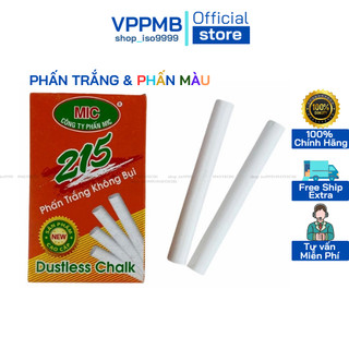 Phấn Mic viết bảng không bụi, phấn trắng phấn màu viết bảng