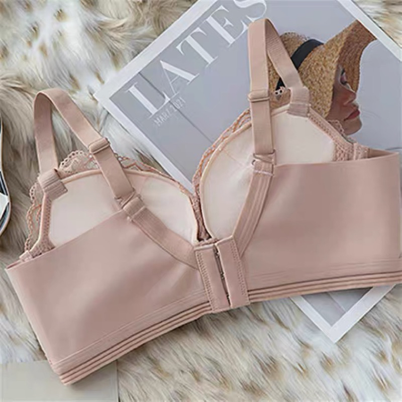 Áo lót nữ không gọng đệm hơi nâng ngực HA173 dây bản to che mỡ lưng