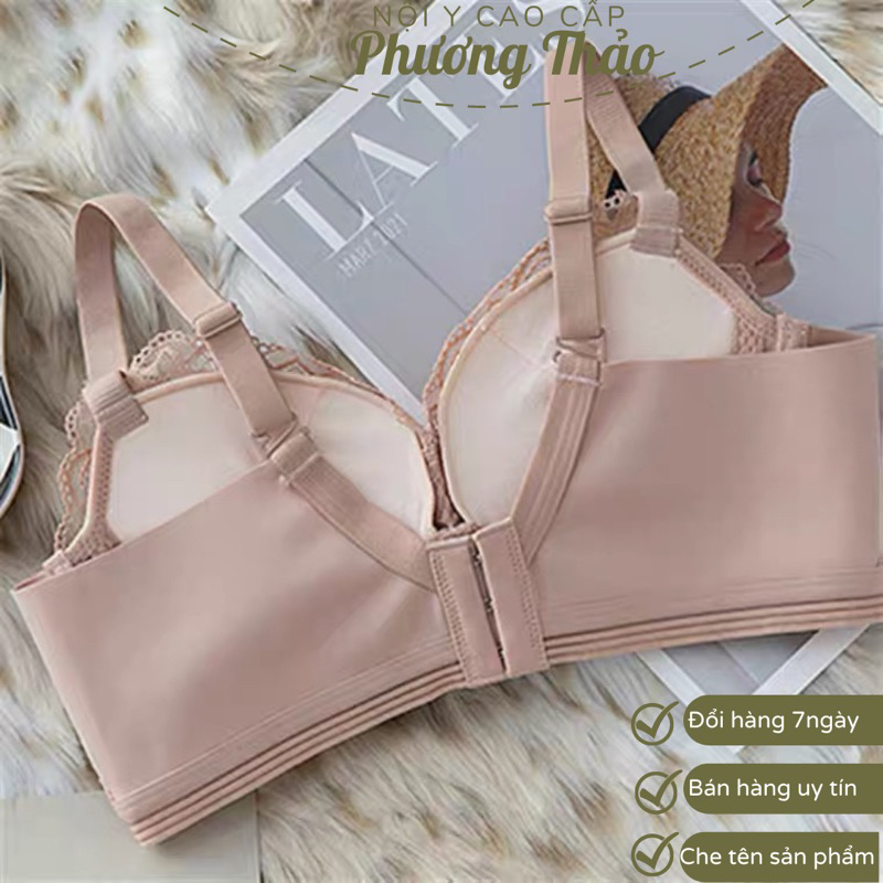 Áo lót nữ không gọng đệm hơi nâng ngực HA173 dây bản to che mỡ lưng